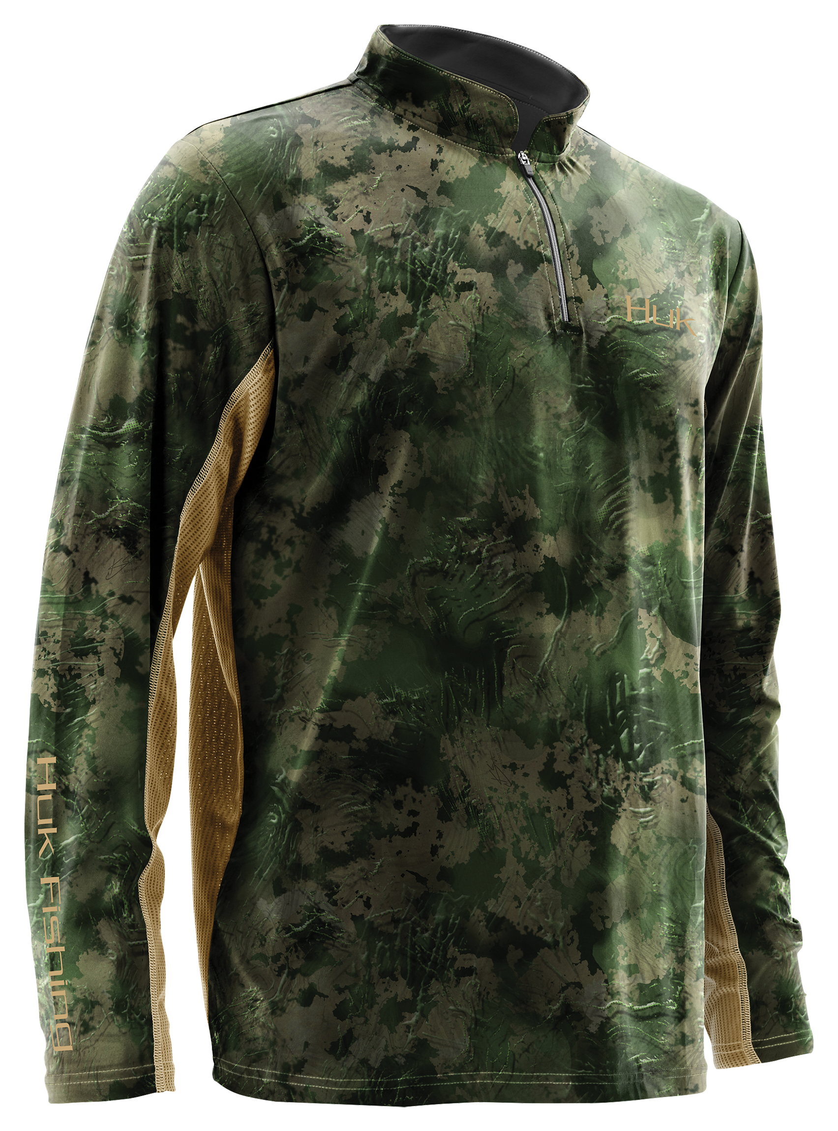 Huk Icon 1/4-Zip Mid-Layer Mock Neck Top for Men | Bass Pro Shops